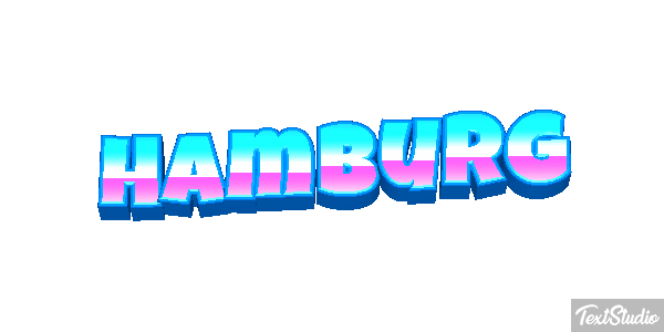 Hamburg テキスト効果