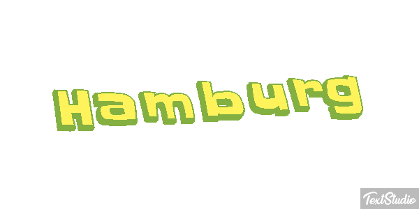 Hamburg テキスト効果