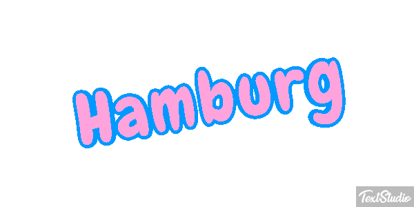 Hamburg テキスト効果