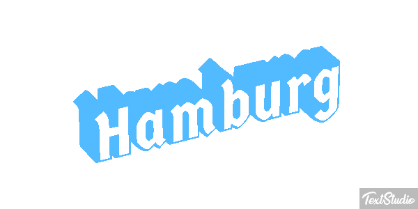 Hamburg テキスト効果