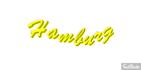 Hamburg テキスト効果