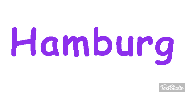 Hamburg テキスト効果