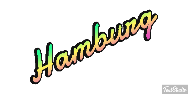 Hamburg テキスト効果
