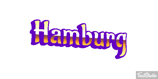 Hamburg テキスト効果