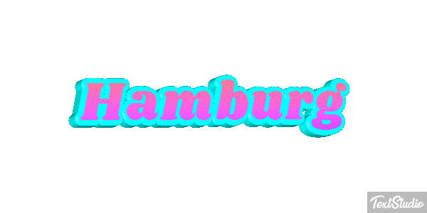 Hamburg テキスト効果