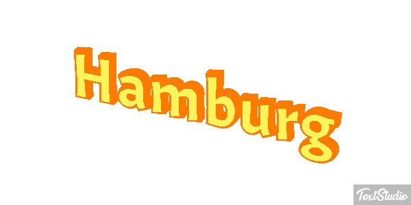 Hamburg テキスト効果