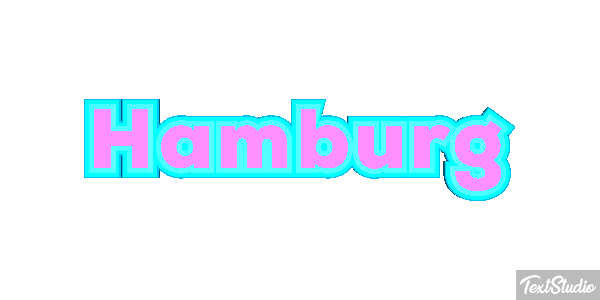 Hamburg テキスト効果