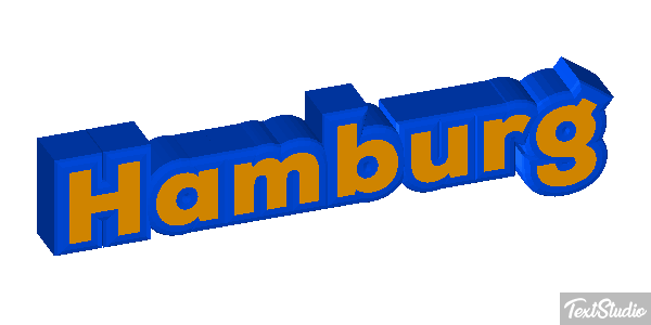 Hamburg テキスト効果