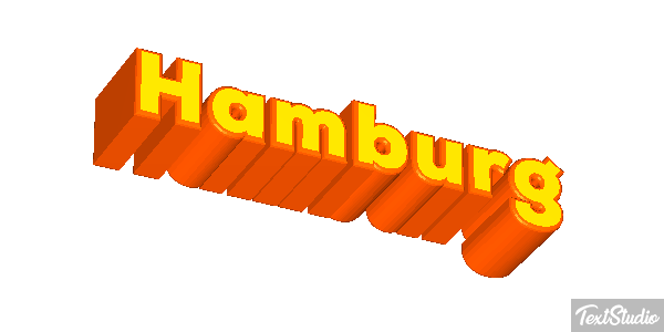 Hamburg テキスト効果