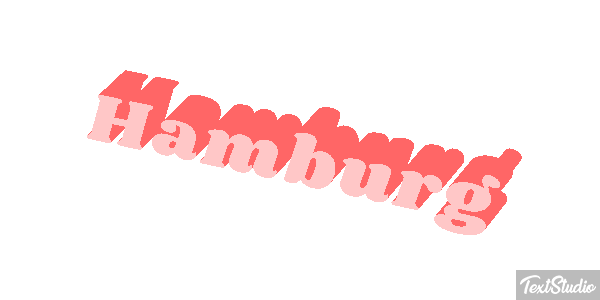 Hamburg テキスト効果