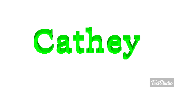Cathey Texteffekt