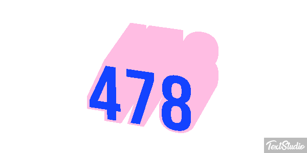 478 Texteffekt
