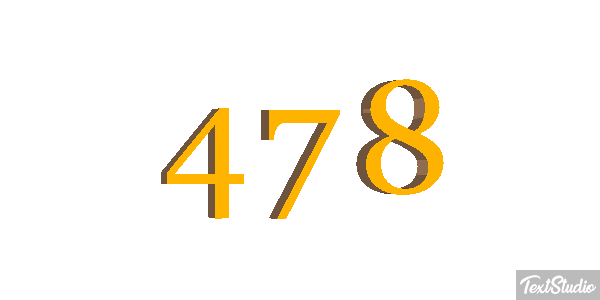 478 Texteffekt