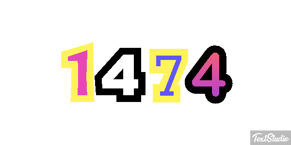 1474 テキスト効果