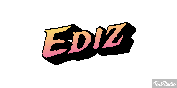Ediz Tekst effect