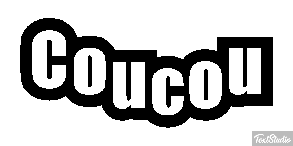Coucou Effet de texte