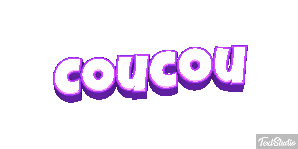Coucou Effet de texte