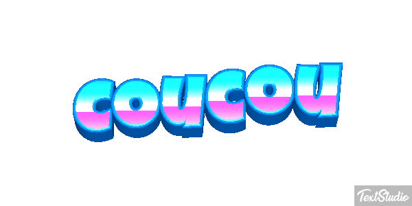 Coucou Effet de texte
