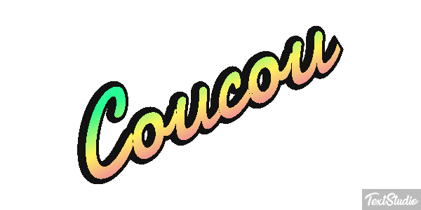 Coucou Effet de texte