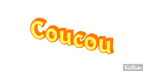 Coucou Effet de texte