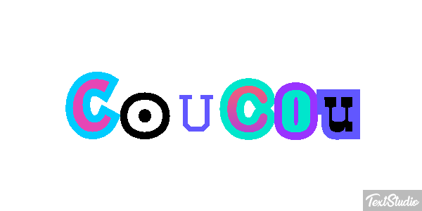 Coucou Effet de texte