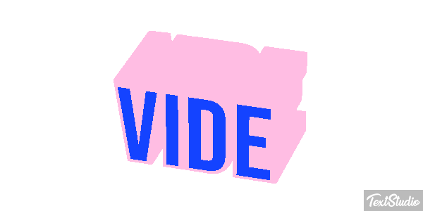 Vide Effet de texte