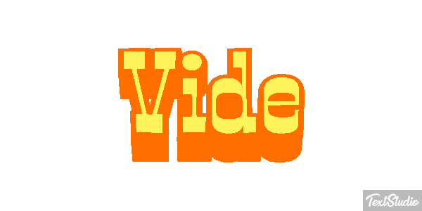 Vide Effet de texte