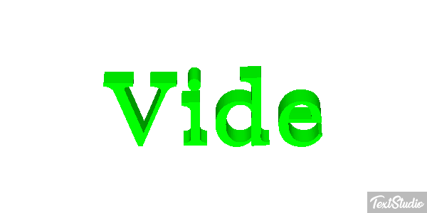 Vide Effet de texte