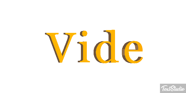 Vide Effet de texte