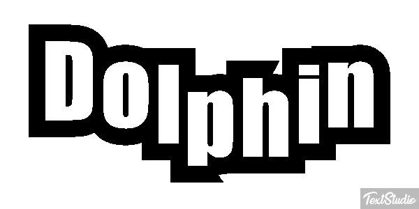 Dolphin Text effect