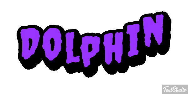 Dolphin Text effect
