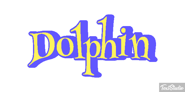 Dolphin Text effect