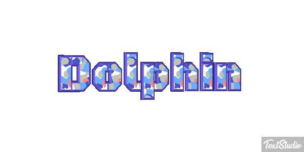 Dolphin Text effect