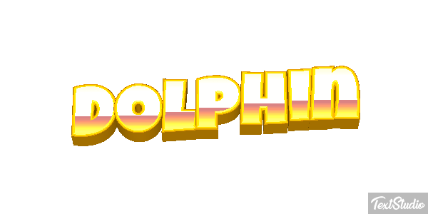 Dolphin Text effect