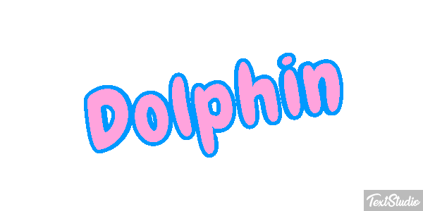 Dolphin Text effect