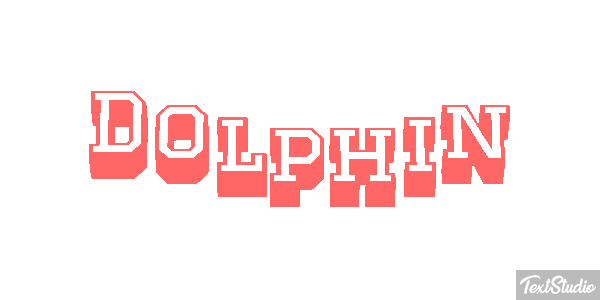 Dolphin Text effect