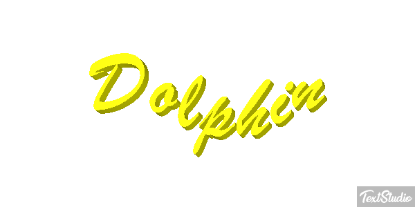 Dolphin Text effect