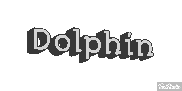 Dolphin Text effect