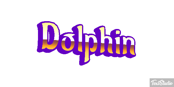 Dolphin Text effect
