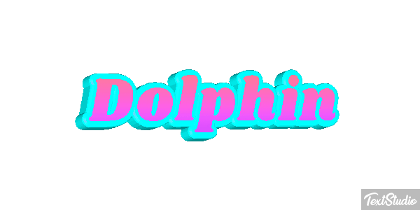 Dolphin Text effect