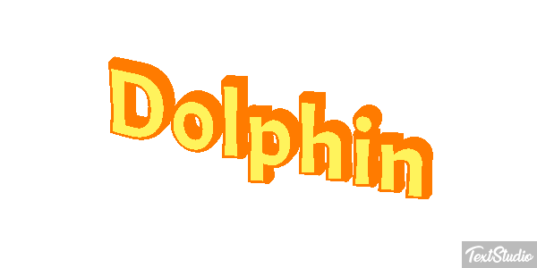 Dolphin Text effect