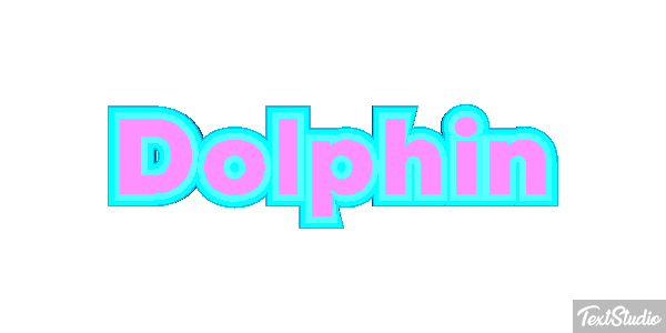 Dolphin Text effect