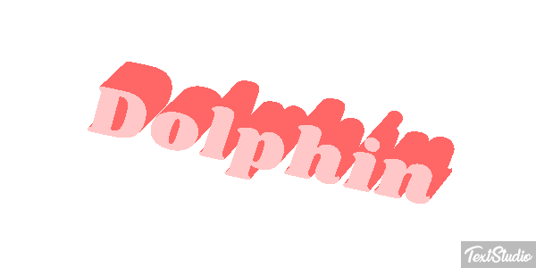 Dolphin Text effect