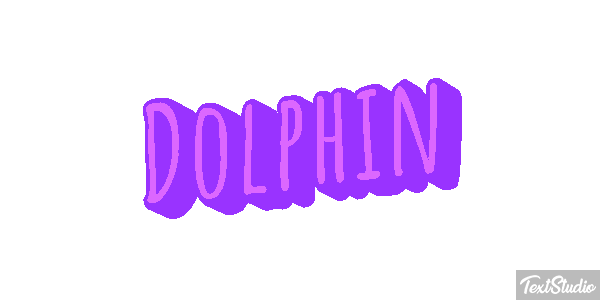 Dolphin Text effect