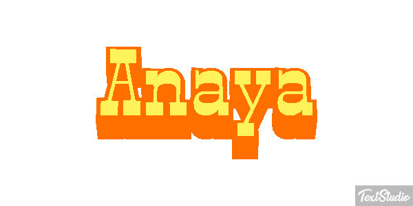 Anaya Effetto testo