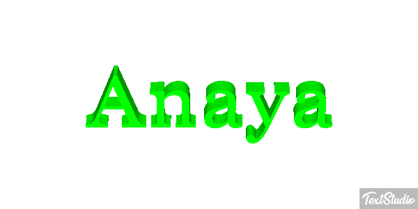 Anaya Effetto testo