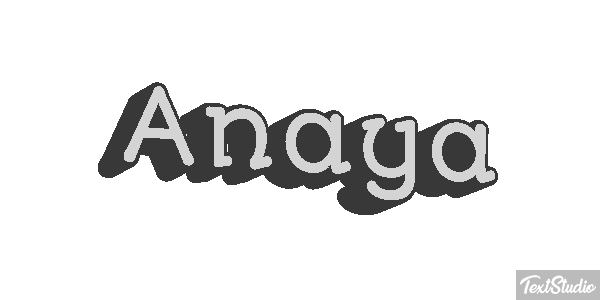Anaya Effetto testo