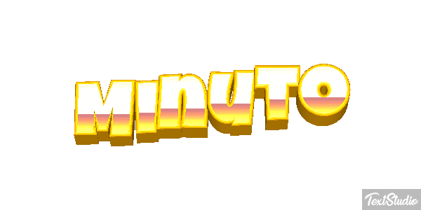 Minuto Efeito do texto