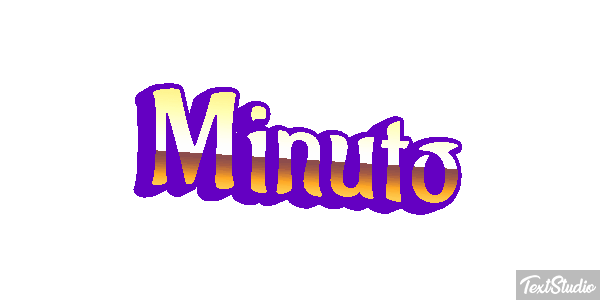 Minuto Efeito do texto