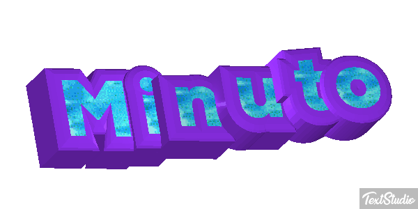 Minuto Efeito do texto
